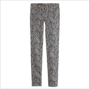 J. Crew Toothpick Jean in Fern Print
